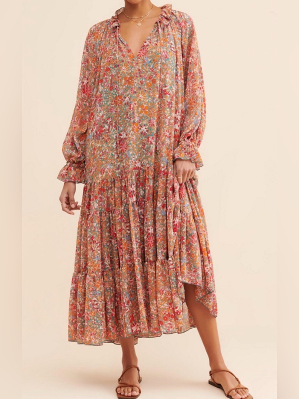 NWT Free People Feeling Groovy Midi Dress
